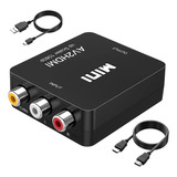 Convertidor Rca A Hdmi, Adaptador Av A Hdmi, P Mini Rca