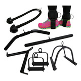 Puxador Pulley Kit Academia Crossfit Profissional 9 Pçs Top