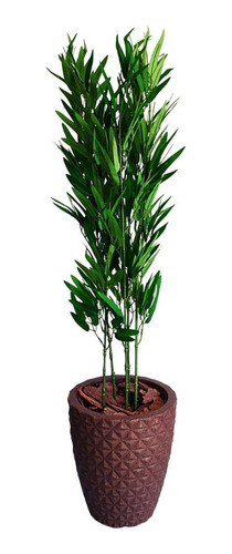 Bambu Mossô Artificial Permanente + Vaso Decorativo Sala