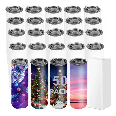 Tazas Para Sublimar Vaso Termo Sublimación 20oz 600ml 50pzs