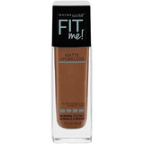 Maybelline Fit Me Maquillaje Mate Base Mate Sin Poros, Nuez 