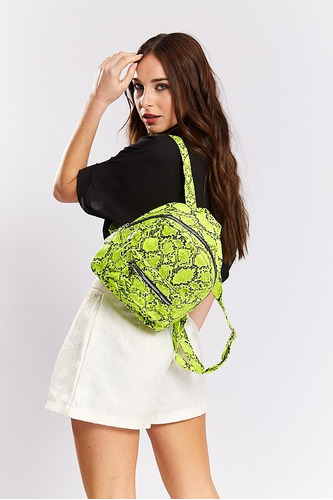 Mochila Eco Cuero Fluor K1705