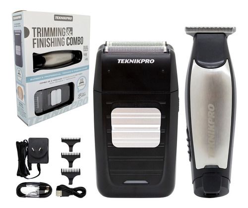 Teknikpro Trimming Finishing Afeitadora + Trimmer Pelo 6c