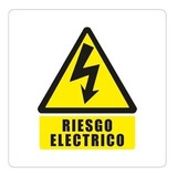 Etiqueta Riesgo Electrico 55x75 Mm