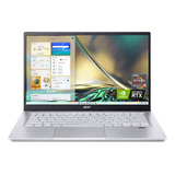 Acer Swift X 14  Full Hd Amd R7 5825u 16gb 512gb Ssd 3050ti Color Plateado