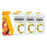 12  Mascarillas Faciales Vitamina B - C - E  25ml, Mond´sub