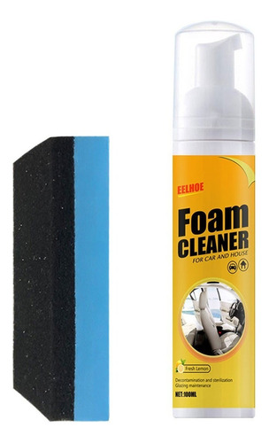 Espuma Forte Para Limpeza De Carro Multifuncional + Escova D