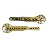 Par Adesivos Compatível Harley Davidson Resinado 5x19 Cm Rs4 Cor Harley Davidson Firefighter