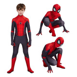 Spiderman Lejos De Casa Traje De Mono Cosplay Para Adultos