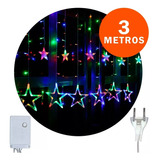 Luces Led Estrella X136 Luces 3m Navidad Multicolor 