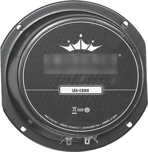 American Standard La6-cbmr Altavoz De Audio Profesional De R