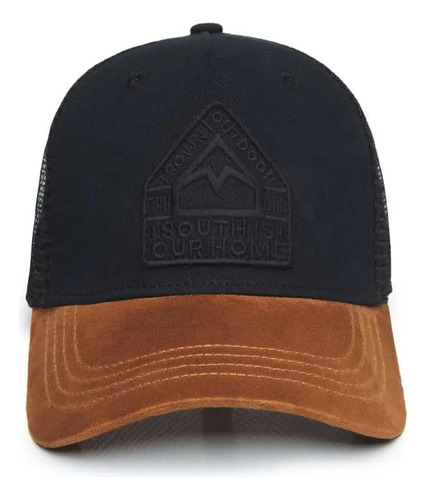 Gorra Cap Trown - Trucker South Black Negra - Importada 