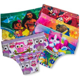 Kit Com 20 Unidades Calcinha Infantil Sublimada, Atacado