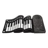 Piano Portátil De 49 Teclas Flexible Y Plegable, Para Niños 