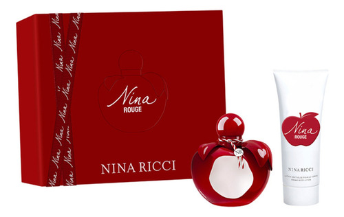 Nina Rouge Estuche Edt 80ml+locion 75ml Silk Perfumes Oferta