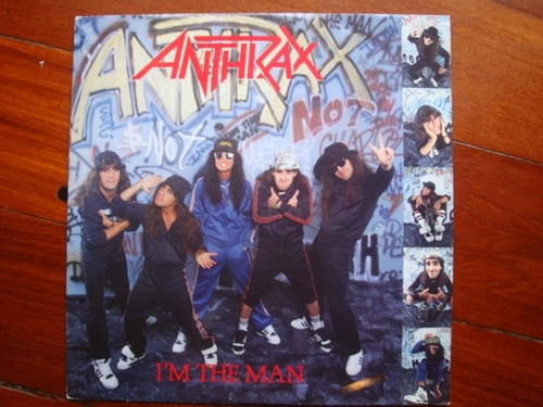Anthrax I'm The Man  Ep 12  Vinilo Alema 87 Hh