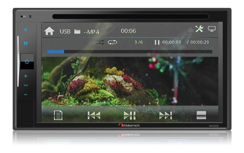 Radio Nakamichi Na2300/nc5l Doble Din Bluetooth Dvr Disc