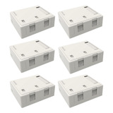 6x Toma Furukawa 2 Puertos Rj11 Rj45 Cat5e Cat6 Interno