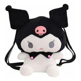 Mispo Sanrio Bolso De Peluche Gran Capacidad Mochila Kuromi