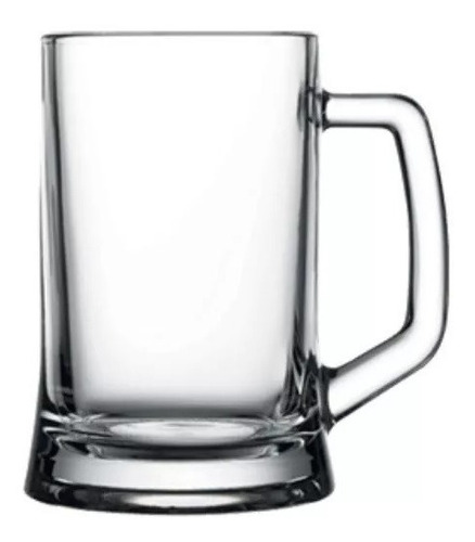 Set 6 Vaso Chop Cerveza 500 Cc Pasabahce Vidrio Templado