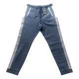 Pants Hugo Boss Tipo Jogger Azul Con Gris Talla L (36) Justo