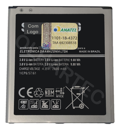 Bateria De Celular Anatel Galaxy Do J2 Prime G532 G532m Ds