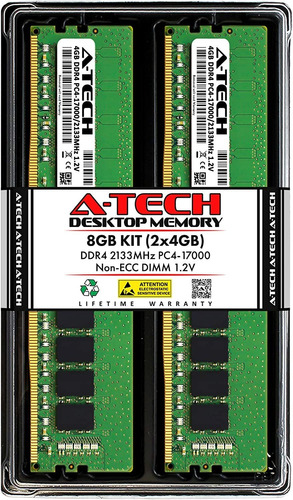 Kit Memoria Ram A-tech 8gb (2x4gb)ddr4 2133mhz Cl15