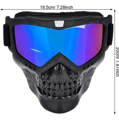 Máscara Careta Googles Motocross Táctica Motociclista Gotcha