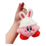 Llavero De Kirby Sombrero De Conejo Ojos Negros 13 Cm