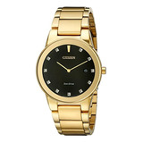 Citizen Eco-drive Para Hombre Au1062-56g Axiom Gold Watch