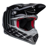 Bell Moto-9s Flex Casco - Sprint (pequeno) (negro/gris)