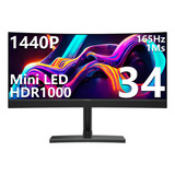 Innocn 34m1r - Monitor De Juegos Ultraancho Curvado Led De 3