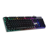 Teclado Gamer Rapoo Ra029 Vpro Retroiluminado V52 C/fio Cor De Teclado Preto