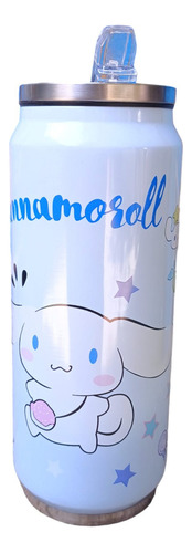Termo Lata Hello Kitty Kuromi Cinnamoroll My Melody 400 Ml Color Cinnamoroll 3