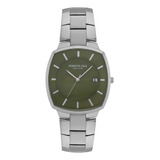 Kenneth Cole New York Mens Kcclassic Reloj De Plata De Cuarz