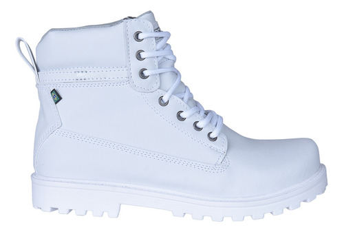 Bota Masculina Coturno Sapato Branco Cr Shoes 9002