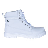 Bota Masculina Coturno Sapato Branco Cr Shoes 9002