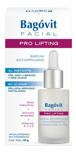 Serum Antiarrugas Bagovit Pro Lifting X 30gr