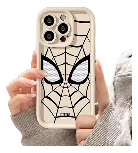 Capa Capinha Para iPhone Anti Impacto De Silicone Spiderman