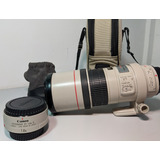 Lente Canon Ef 300mm F 4 L Is Usm +  Extender 1.4x Ef Ii 