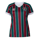 Camisa Feminina Fluminense 2023 Uniforme 1 Tricolor Umbro