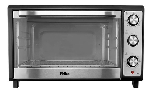 Forno De Bancada Elétrico Philco Pfe60i 60l Prateado 220v