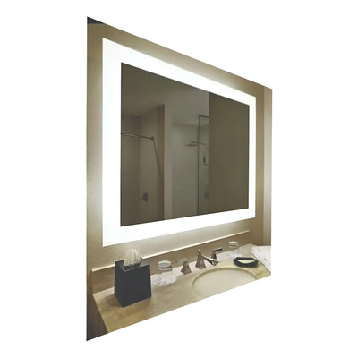 Espejo Baño Luz LED Rectangular GL Design 90x150cm Sensor Táctil Blanco | Meses sin interés