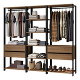 Ropero Closet Guardarropas Madesa Valencia 199cm Mp 02