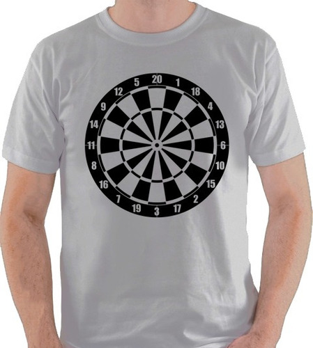 Camiseta Dardos Jogo Esporte Tiro Alvo Circular Camisa Blusa