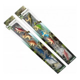 Pack Set X6 Mini Animales Dinosaurios Plastico Varios En Mca