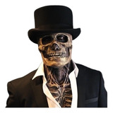 Scary Halloween Skull Mask And Hat