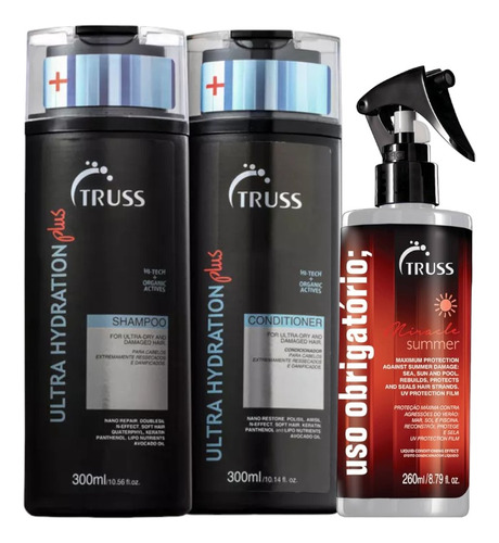 Truss Ultra Hydration Plus Shamp Cond 300ml + Summer 260ml