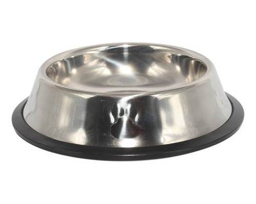 Plato Tazon Comida Agua Acero Inox Mascota Perro Gato 15 Cm