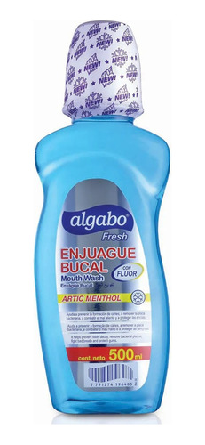 Enjuague Bucal Algabo Menthol 500ml